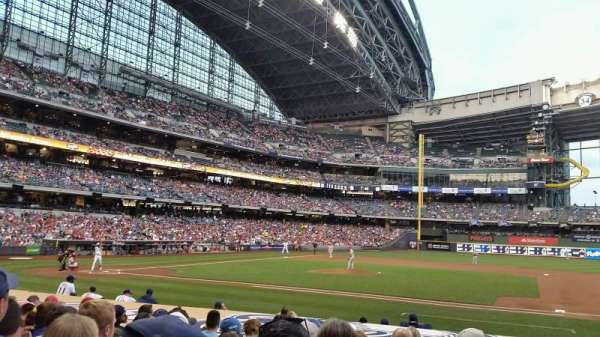 American Family Field, section: 113, row: 12, seat: 19