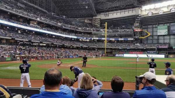 American Family Field, section: 114, row: 6, seat: 2