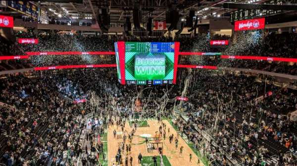 Fiserv Forum, section: 216, row: 3, seat: 3