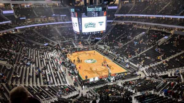 Fiserv Forum, section: 217, row: 7, seat: 10