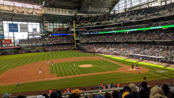 American Family Field, section: 224, row: 7, seat: 15