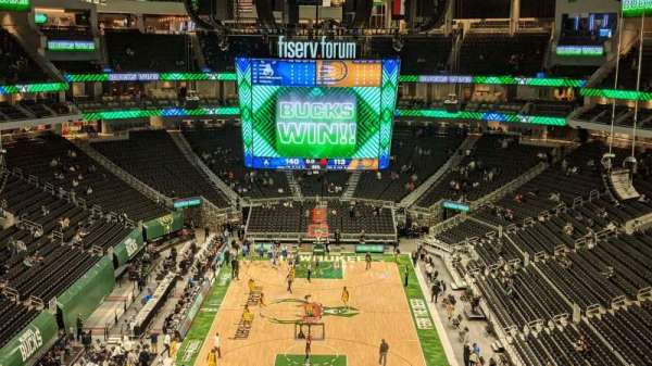 Fiserv Forum, section: 215, row: 7, seat: 8