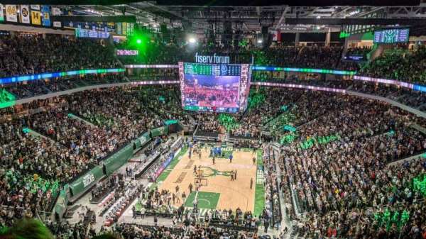 Fiserv Forum, section: 214, row: 8, seat: 15