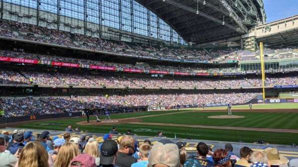 American Family Field, section: 113, row: 12, seat: 19