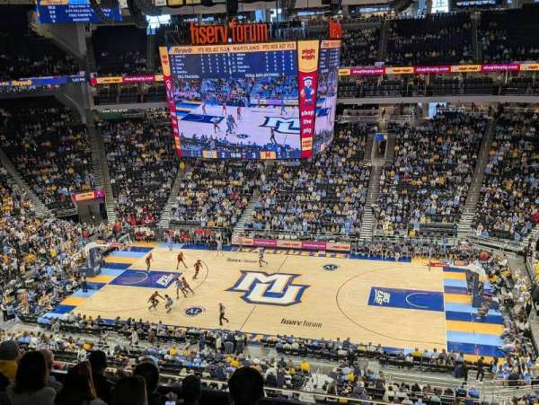 Fiserv Forum, section: 207, row: 6, seat: 11