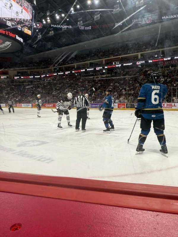 Giant Center, section: 123, row: A, seat: 4