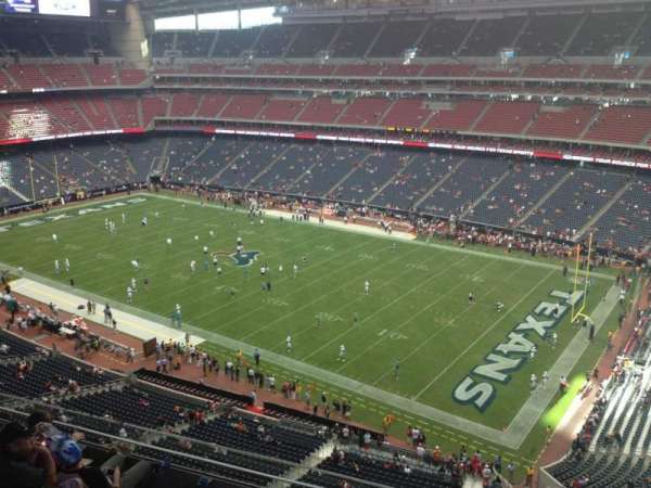 NRG Stadium, section: 529, row: M, seat: 1