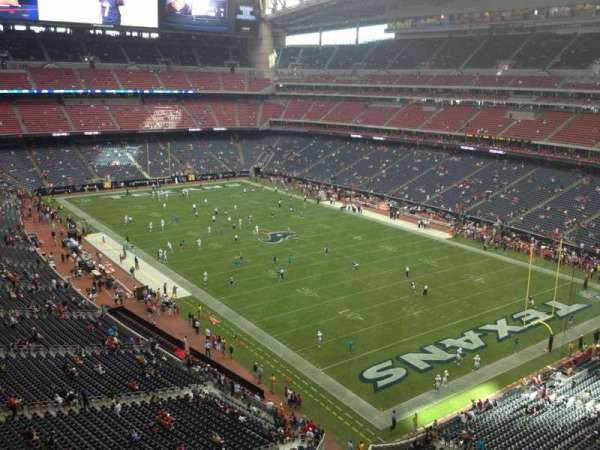 NRG Stadium, section: 527, row: H, seat: 1
