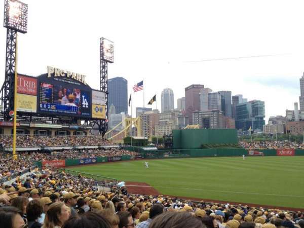 PNC Park, section: 127, row: Q, seat: 1