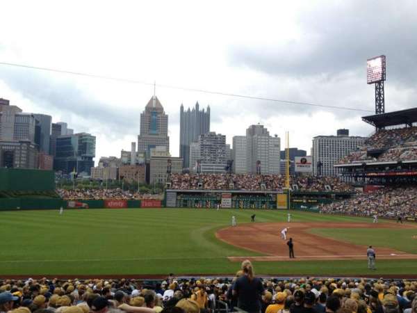 PNC Park, section: 127, row: Q, seat: 1