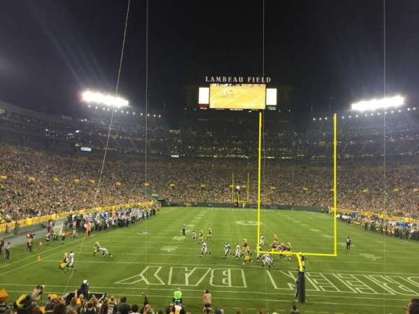 Lambeau Field, section: 100, row: 25, seat: 24