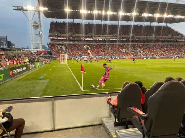 BMO Field, section: 127, row: 1, seat: 1