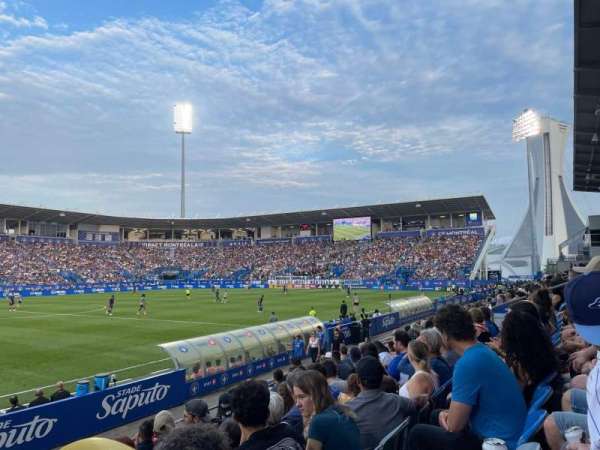 Stade Saputo, section: 108, row: K, seat: 17
