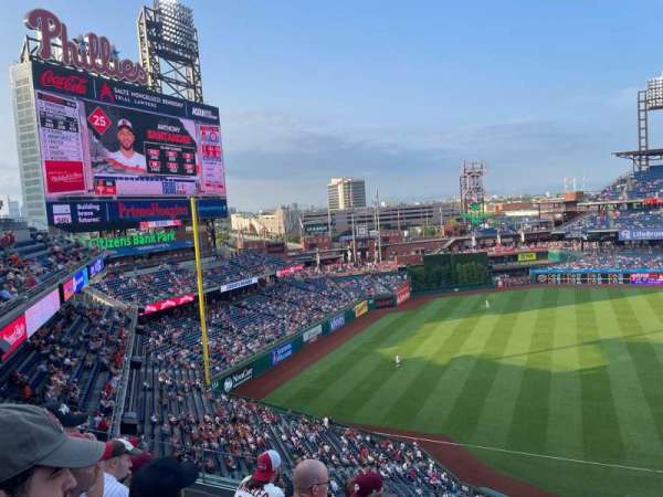 Citizens Bank Park, section: 329, row: 6, seat: 1