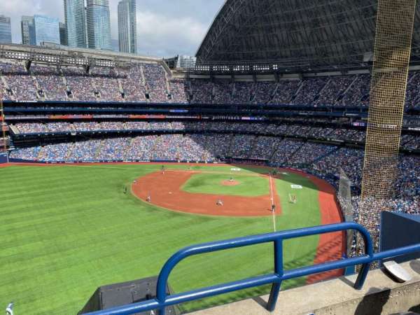 Rogers Centre, section: 540, row: 2, seat: 1