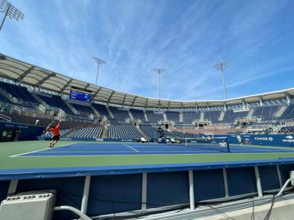 Billie Jean King National Tennis Center, Grandstand, section: 18A, row: B, seat: 16