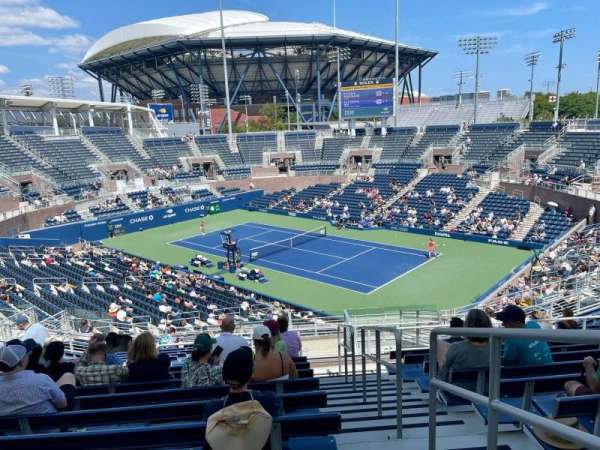 Billie Jean King National Tennis Center, Grandstand, section: N, row: 14, seat: 1