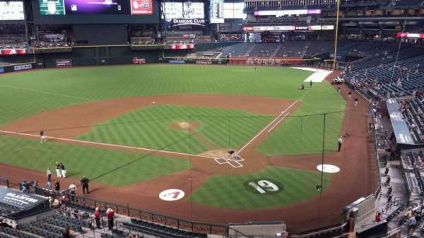 Chase Field, section: 210G, row: 1, seat: 83
