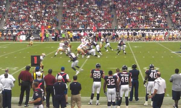 NRG Stadium, section: 107, row: H, seat: 21