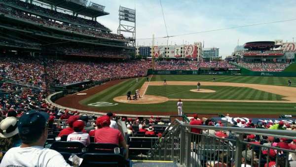 Nationals Park, section: 126, row: H, seat: 1
