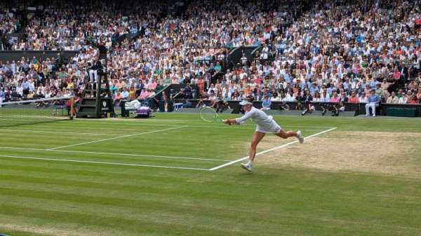 Wimbledon, Centre Court, section: 111, row: E, seat: 10