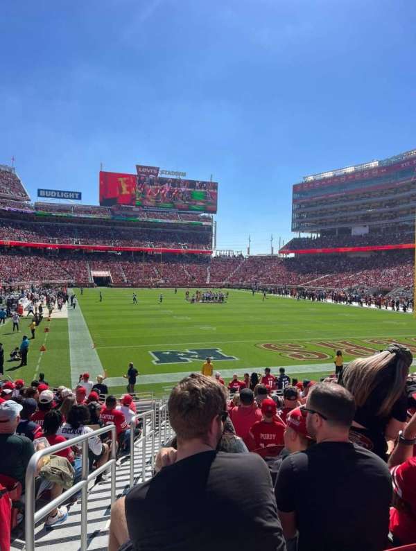 Levi's Stadium, section: 105, row: 15, seat: 16