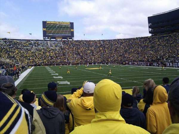 Michigan Stadium, section: 15, row: 7, seat: 23
