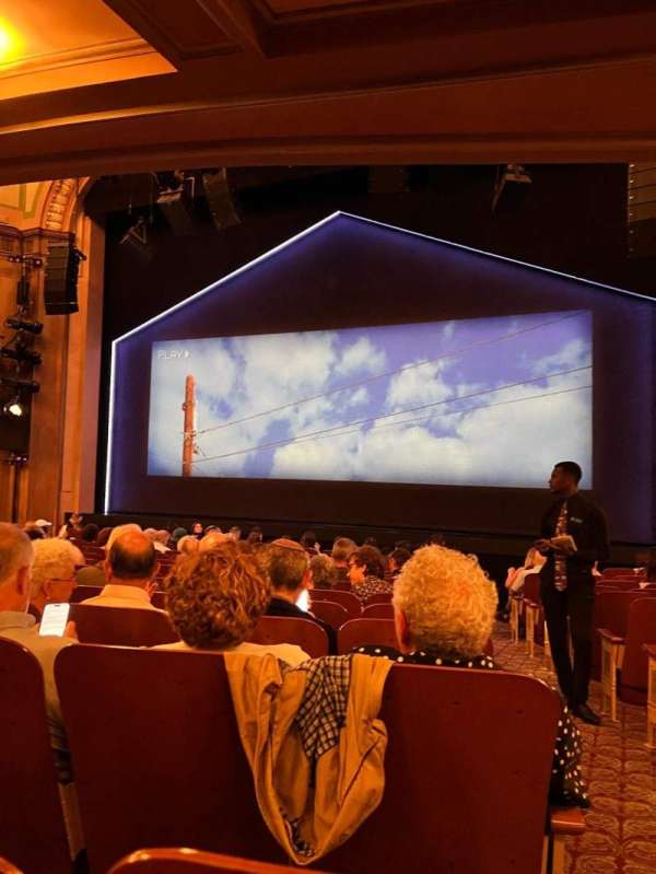 Booth Theatre, section: Orchestra L, row: L, seat: 120