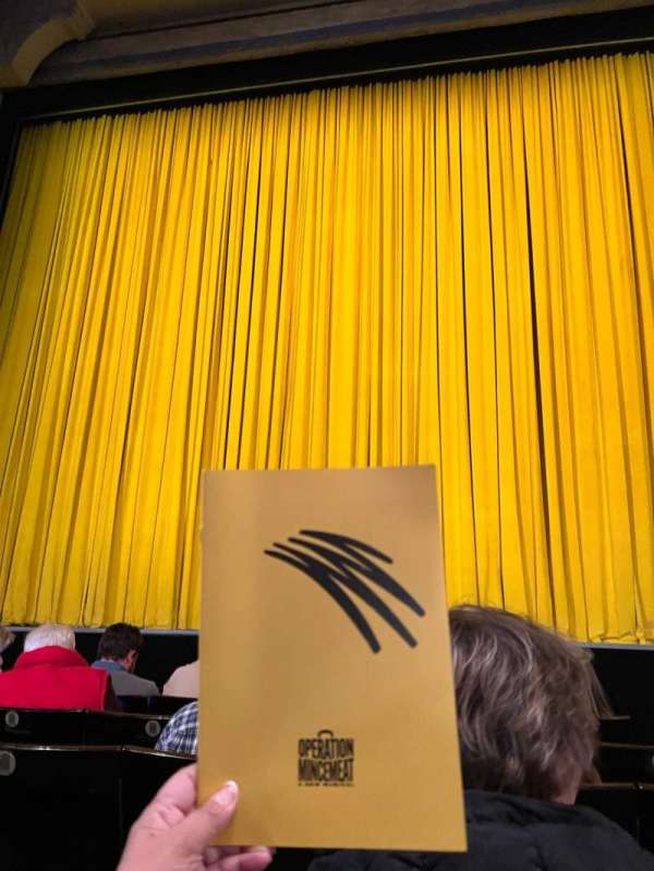 Fortune Theatre, section: Stalls, row: E, seat: 14