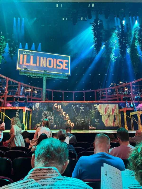 St. James Theatre, section: Orchestra C, row: F, seat: 108