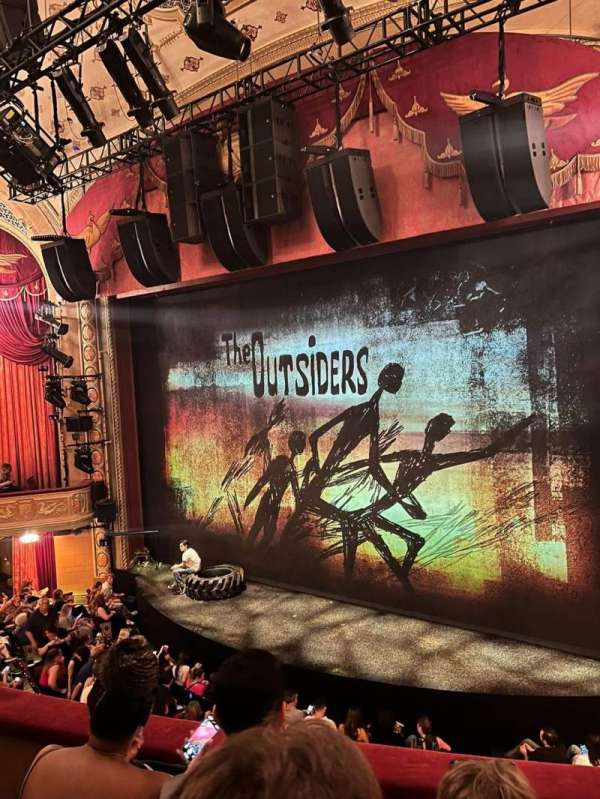 Bernard B. Jacobs Theatre, section: Mezzanine R, row: C, seat: 12