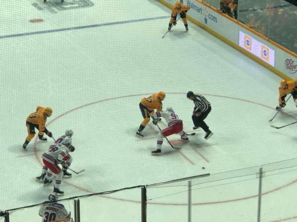 Bridgestone Arena, section: 317, row: A, seat: 13