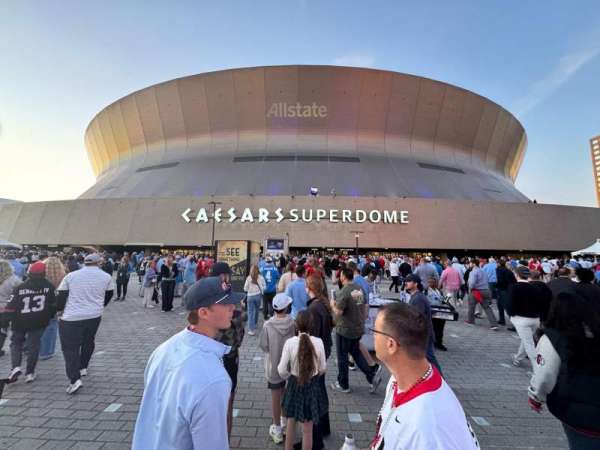 Caesars Superdome, section: 602, row: 6, seat: 18