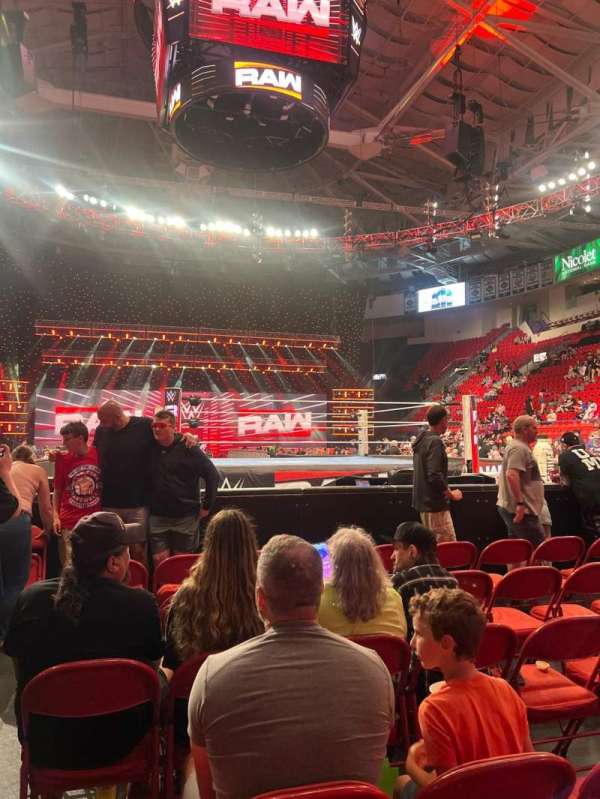 Resch Center, section: 102, row: F, seat: 1