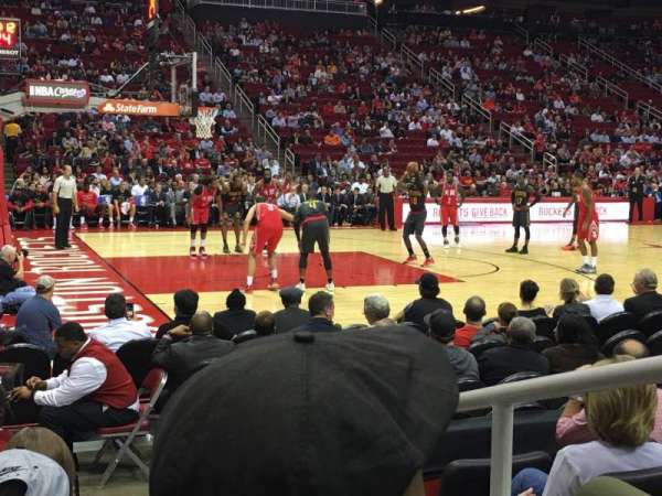 Toyota Center, section: 109, row: 5