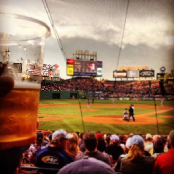 Fenway Park, section: Loge Box 134, row: A, seat: 1