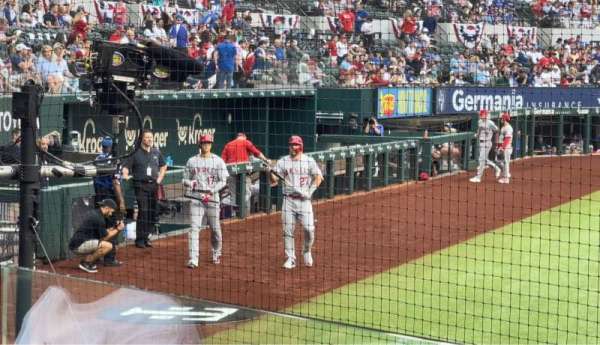 Globe Life Field, section: 14, row: 1, seat: 12