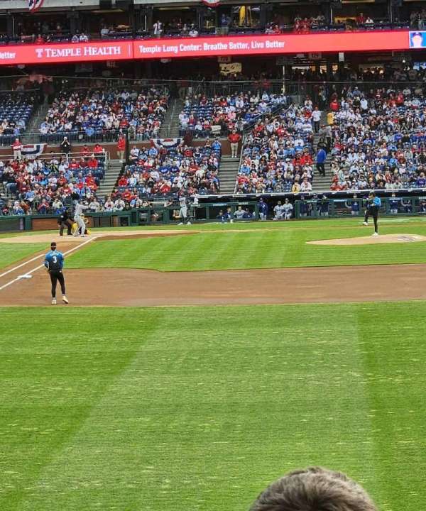 Citizens Bank Park, section: 106, row: 8, seat: 1