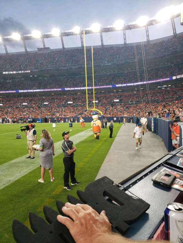 Empower Field at Mile High Stadium, section: 117, row: 1, seat: 8