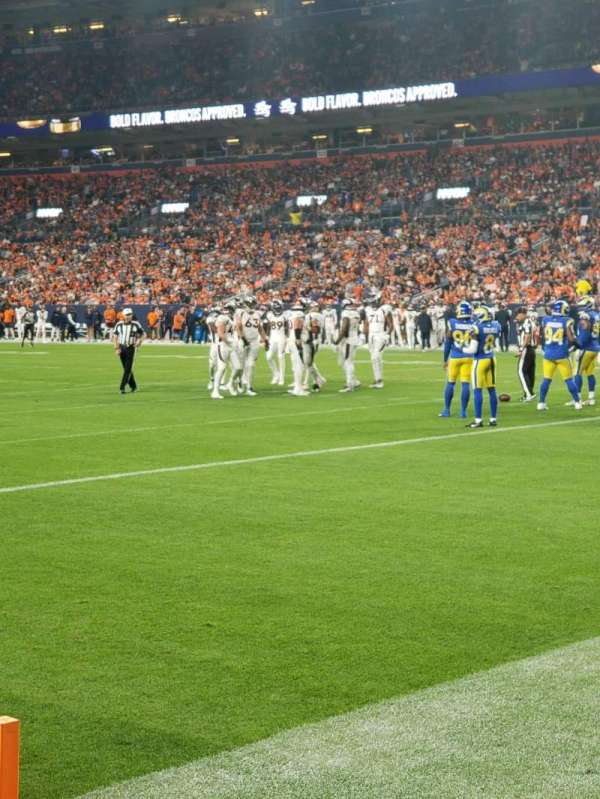 Empower Field at Mile High Stadium, section: 117, row: 1, seat: 8
