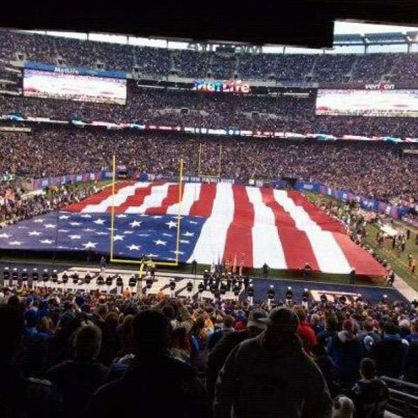 MetLife Stadium, section: 101, row: 45, seat: 3