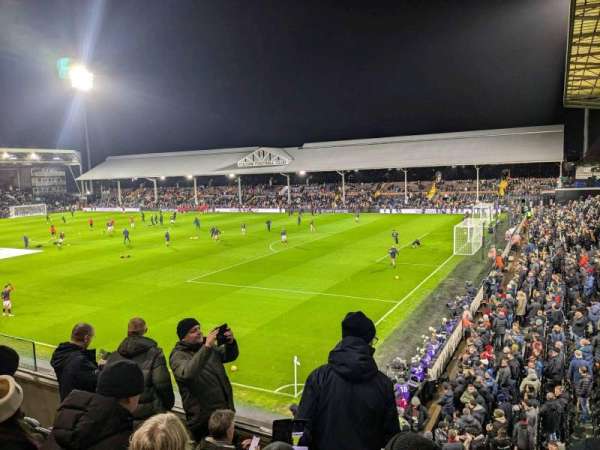 Craven Cottage, section: R18, row: 18, seat: 230