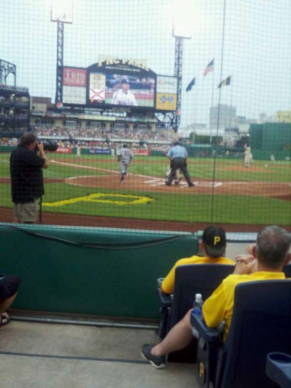 PNC Park, section: 15, row: e, seat: 6