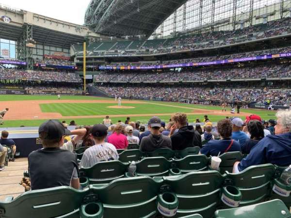 American Family Field, section: 122, row: 14, seat: 22