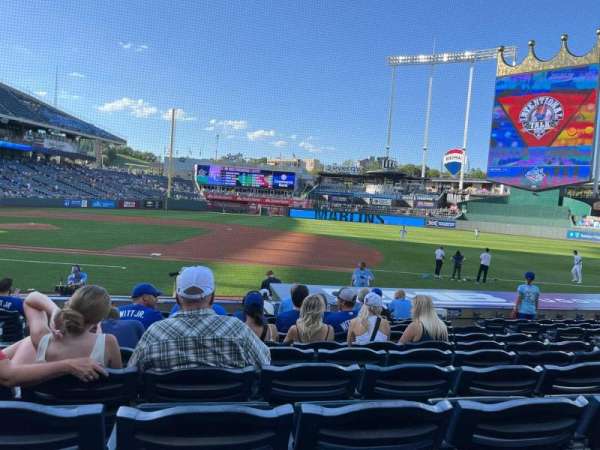 Kauffman Stadium, section: 137, row: K, seat: 3