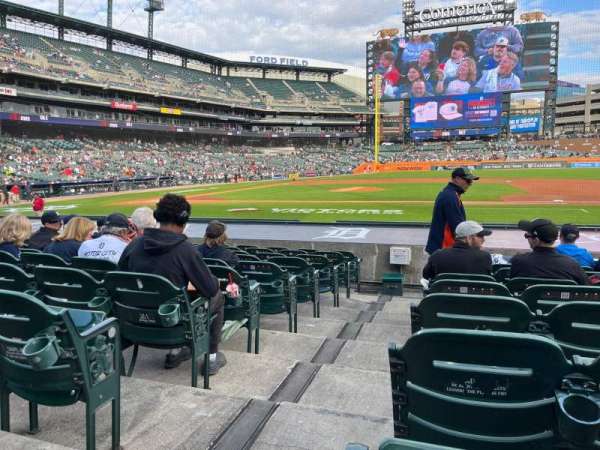 Comerica Park, section: 121, row: 16, seat: 16