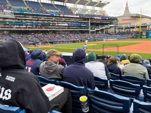 Progressive Field, section: 138, row: L, seat: 5
