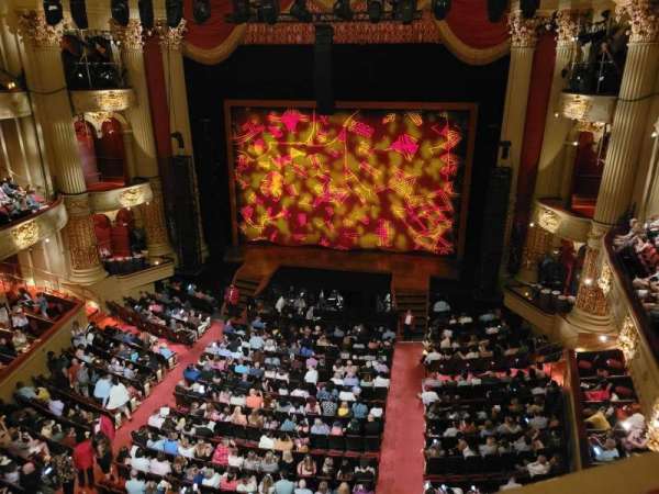Academy of Music, section: Family circle d, row: A, seat: 10