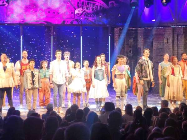 Stephen Sondheim Theatre, section: Orchestra L, row: s, seat: 1