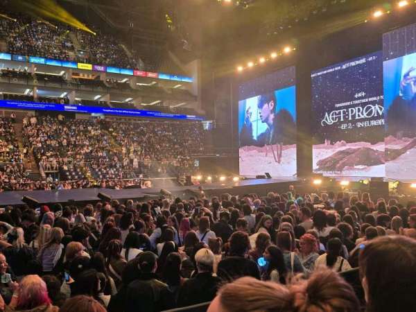 The O2, London, section: 111, row: E, seat: 353